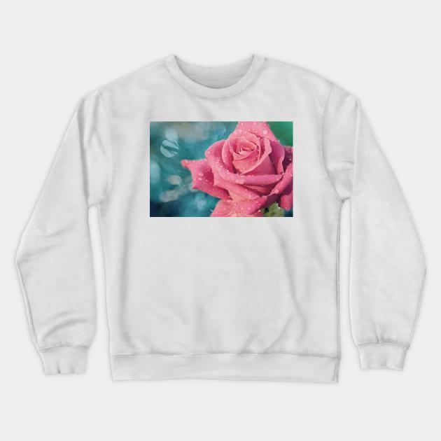 New Year's Rose Crewneck Sweatshirt by micklyn